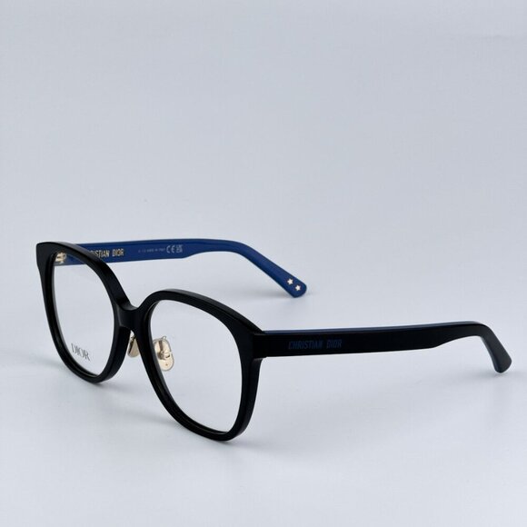 Dior LAPARISIENNEDIORO S3F 1000 BRAND NEW Eyeglasses Black Blue Women Geometric - Picture 1 of 10
